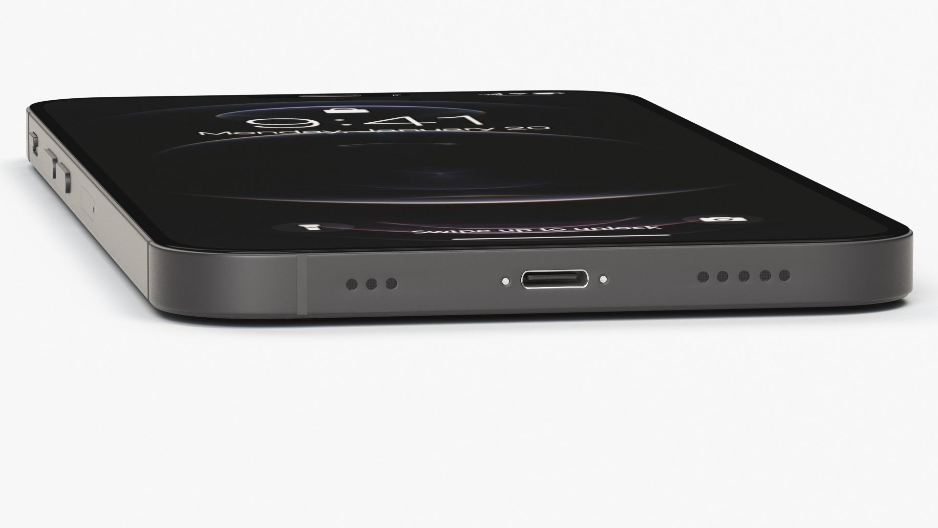 Apple iPhone 12 Pro Max Graphite 3D model_2