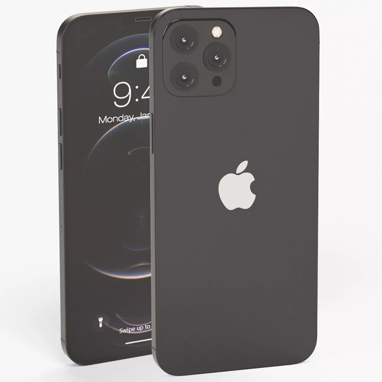 Apple iPhone 12 Pro Max Graphite 3D model_0