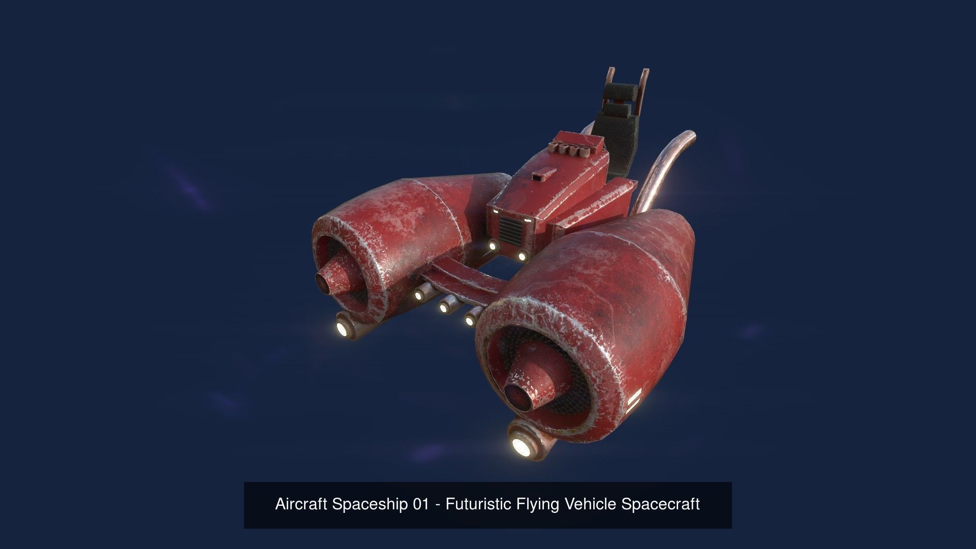 06 Aircraft Spaceship  - Airplanes - Spacecraft Asset 3D Model Collection_2