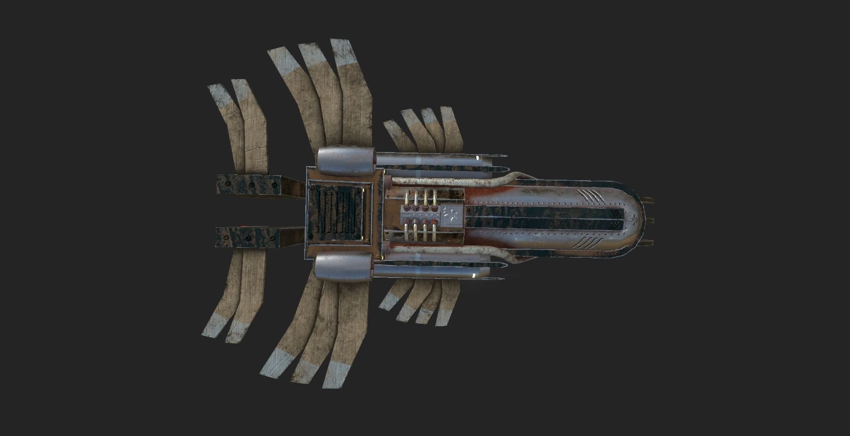 06 Aircraft Spaceship  - Airplanes - Spacecraft Asset 3D Model Collection_11