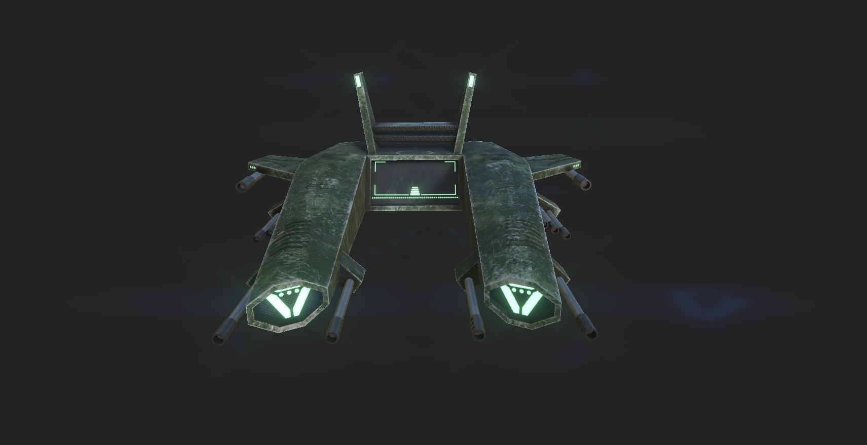 06 Aircraft Spaceship  - Airplanes - Spacecraft Asset 3D Model Collection_27