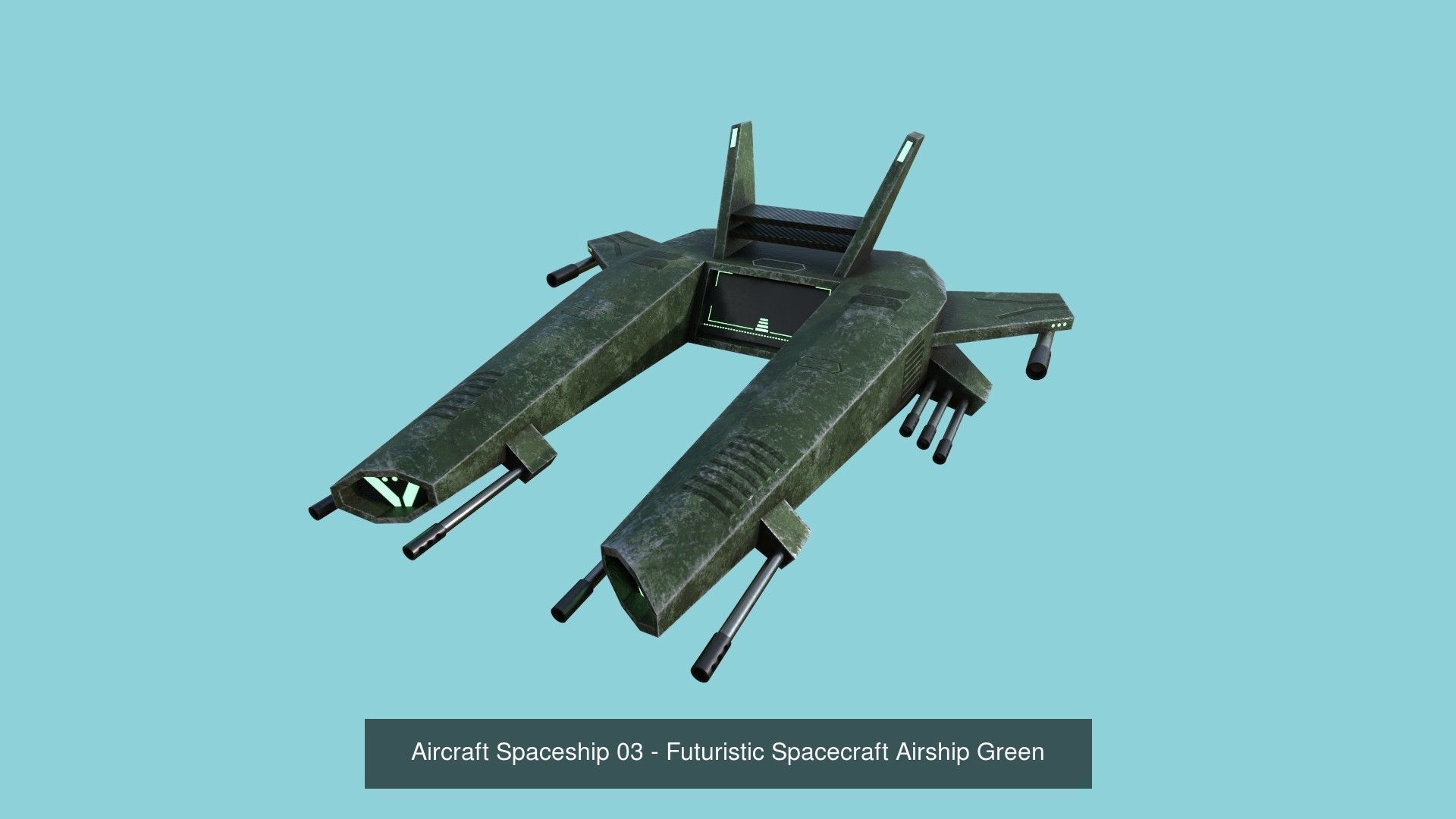 06 Aircraft Spaceship  - Airplanes - Spacecraft Asset 3D Model Collection_4