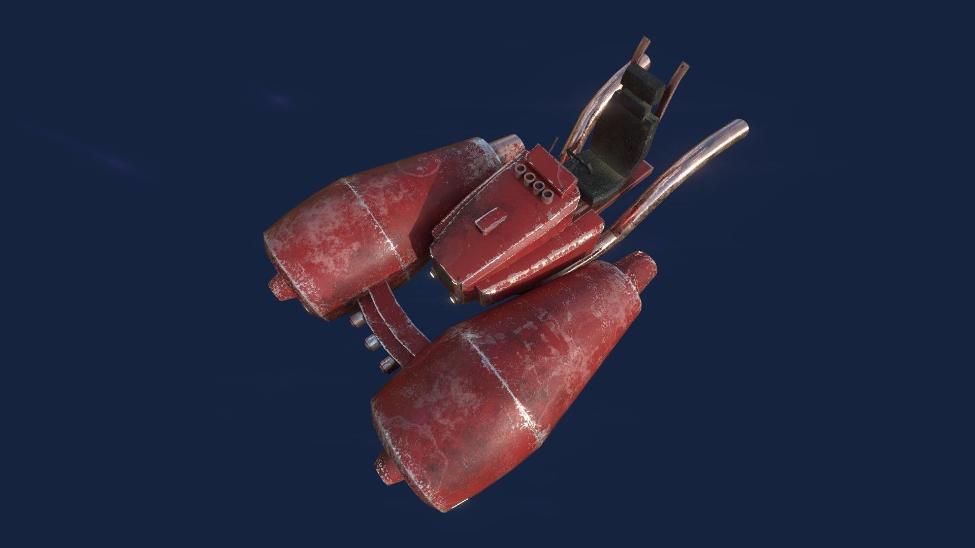 06 Aircraft Spaceship  - Airplanes - Spacecraft Asset 3D Model Collection_14