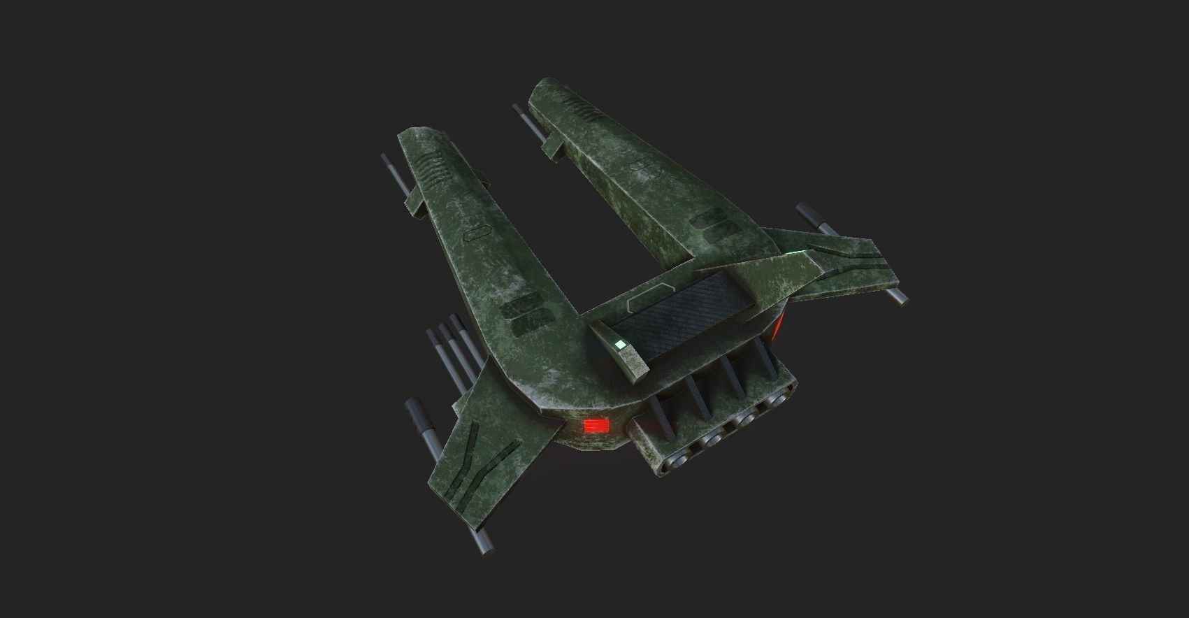 06 Aircraft Spaceship  - Airplanes - Spacecraft Asset 3D Model Collection_28