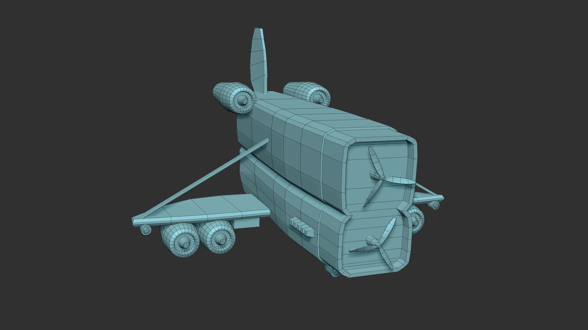 06 Aircraft Spaceship  - Airplanes - Spacecraft Asset 3D Model Collection_26