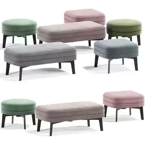Feel Good Pouf Flexform Ottoman