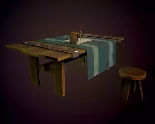 Stylized table set