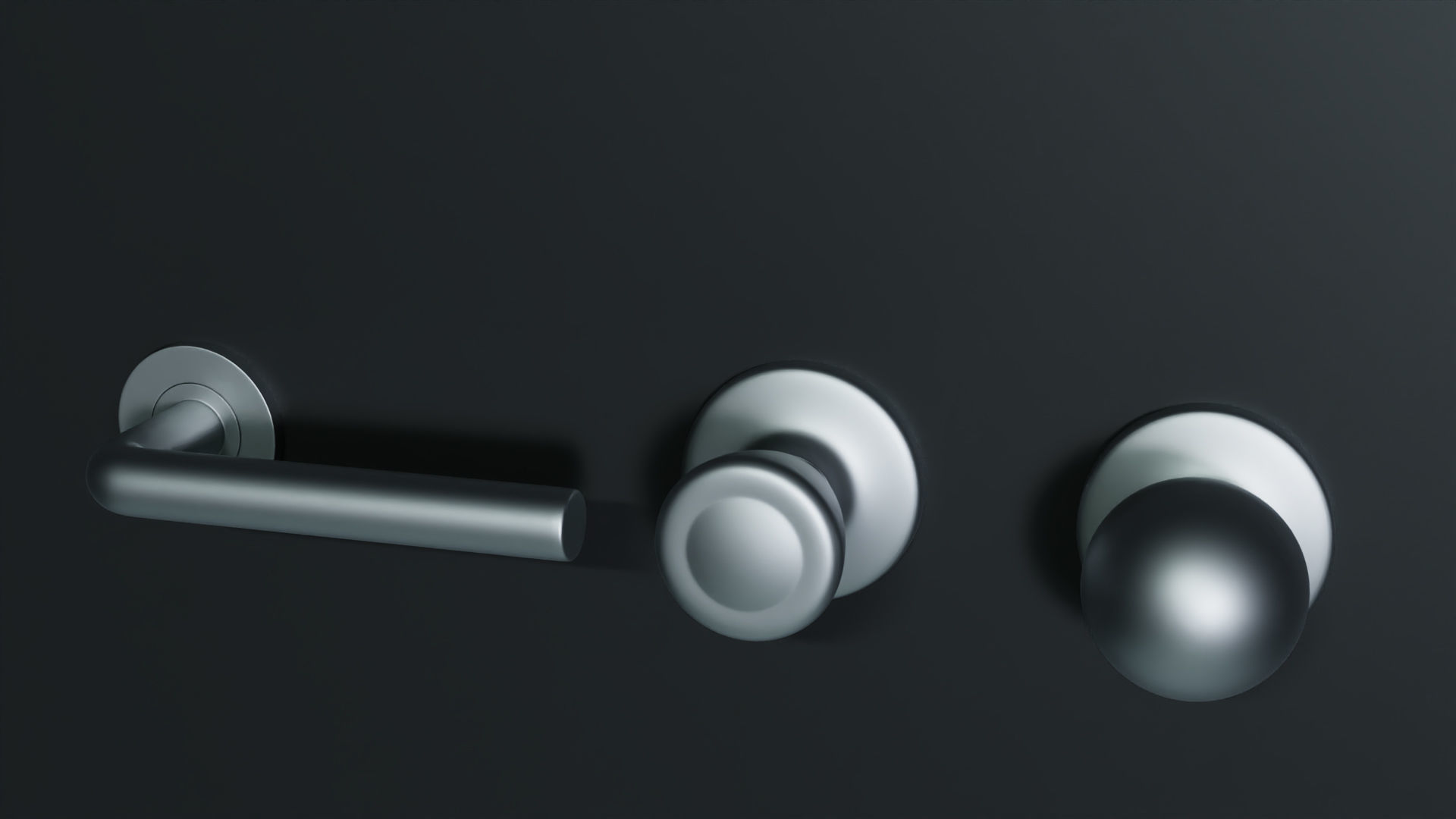 Door Knobs Free 3D model_1