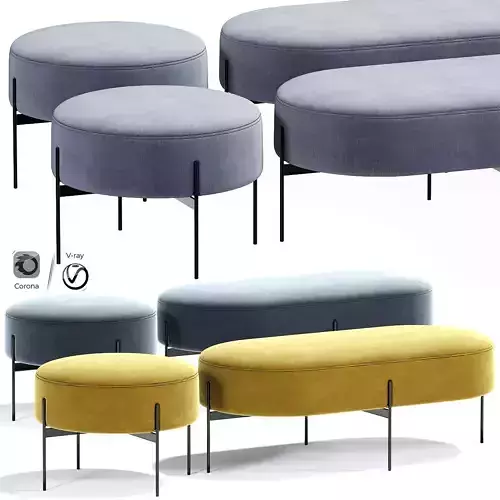Macca Oottoma Set 3D model