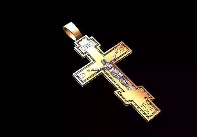 cross gold pendant