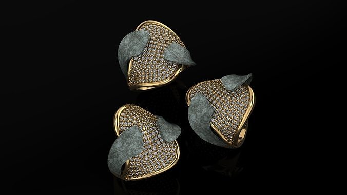 ring gold 3D print model