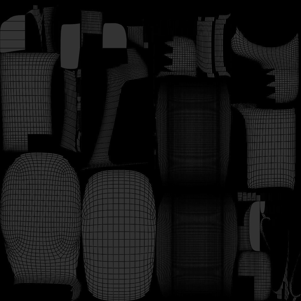 Suture forceps and needles with sutures 3D model_6