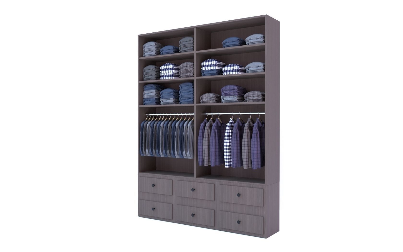 Apparel Clothing Store interior design 3D model 3D model_7