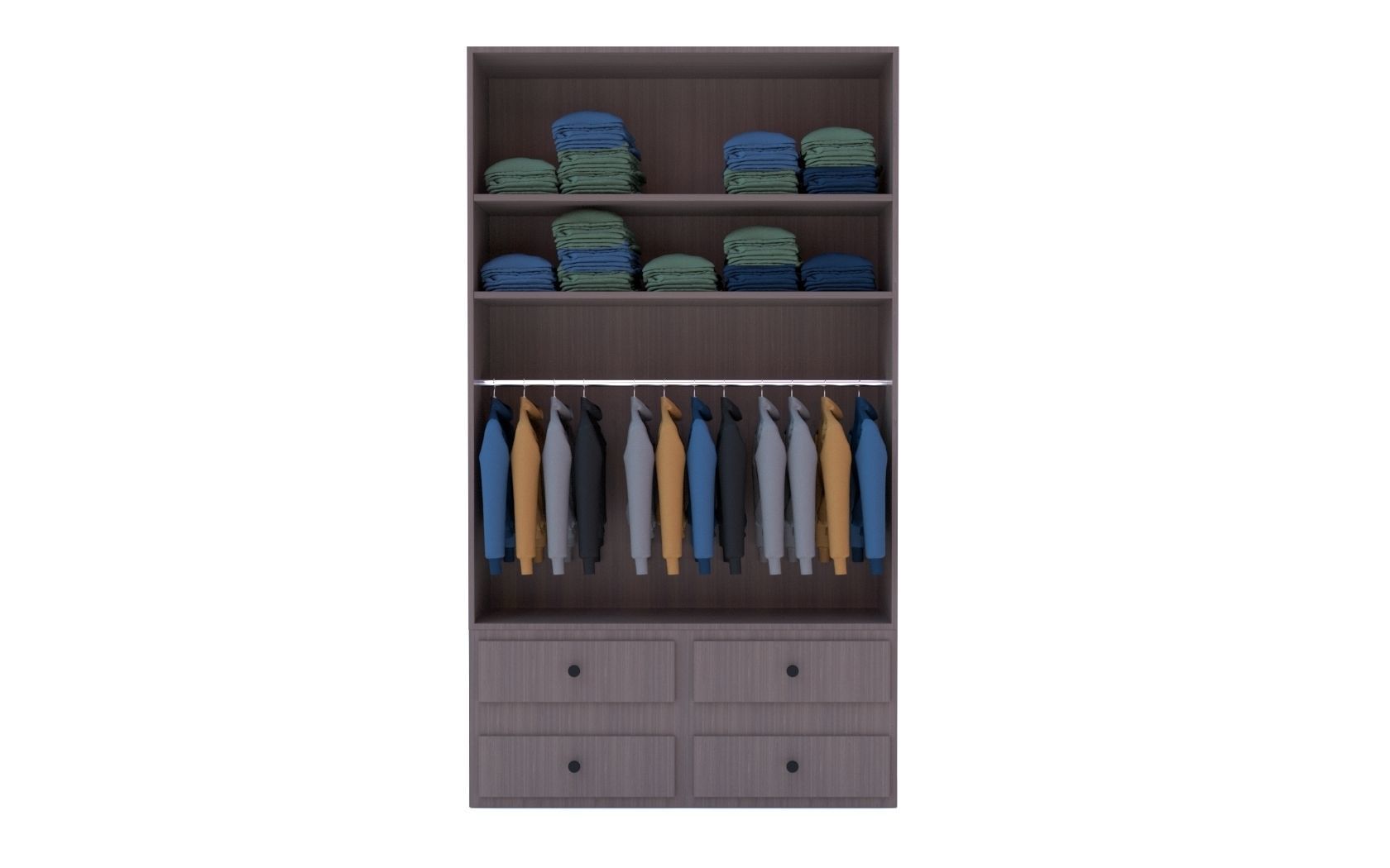 Apparel Clothing Store interior design 3D model 3D model_8