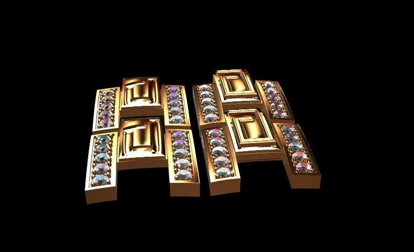  bracelet link 3D model_1