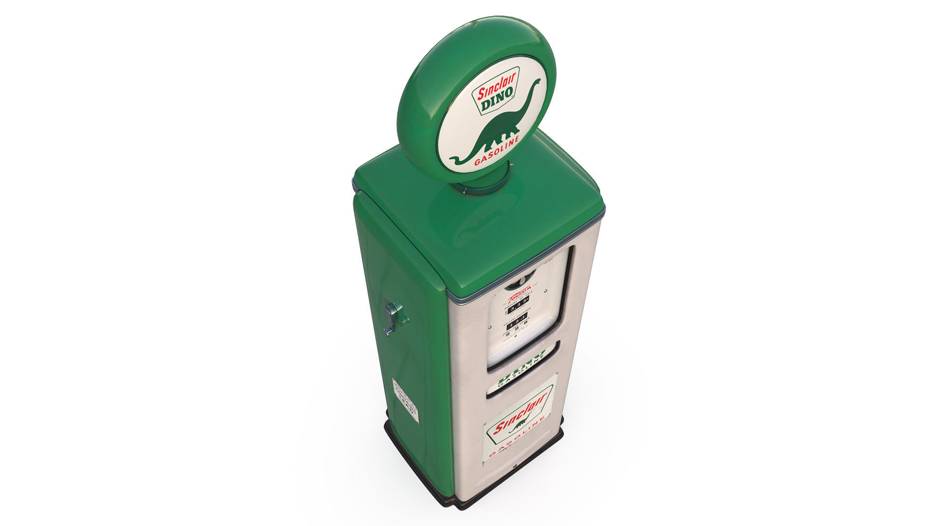 Vintage SINCLAR  Gas Pump 1948  3D model_6