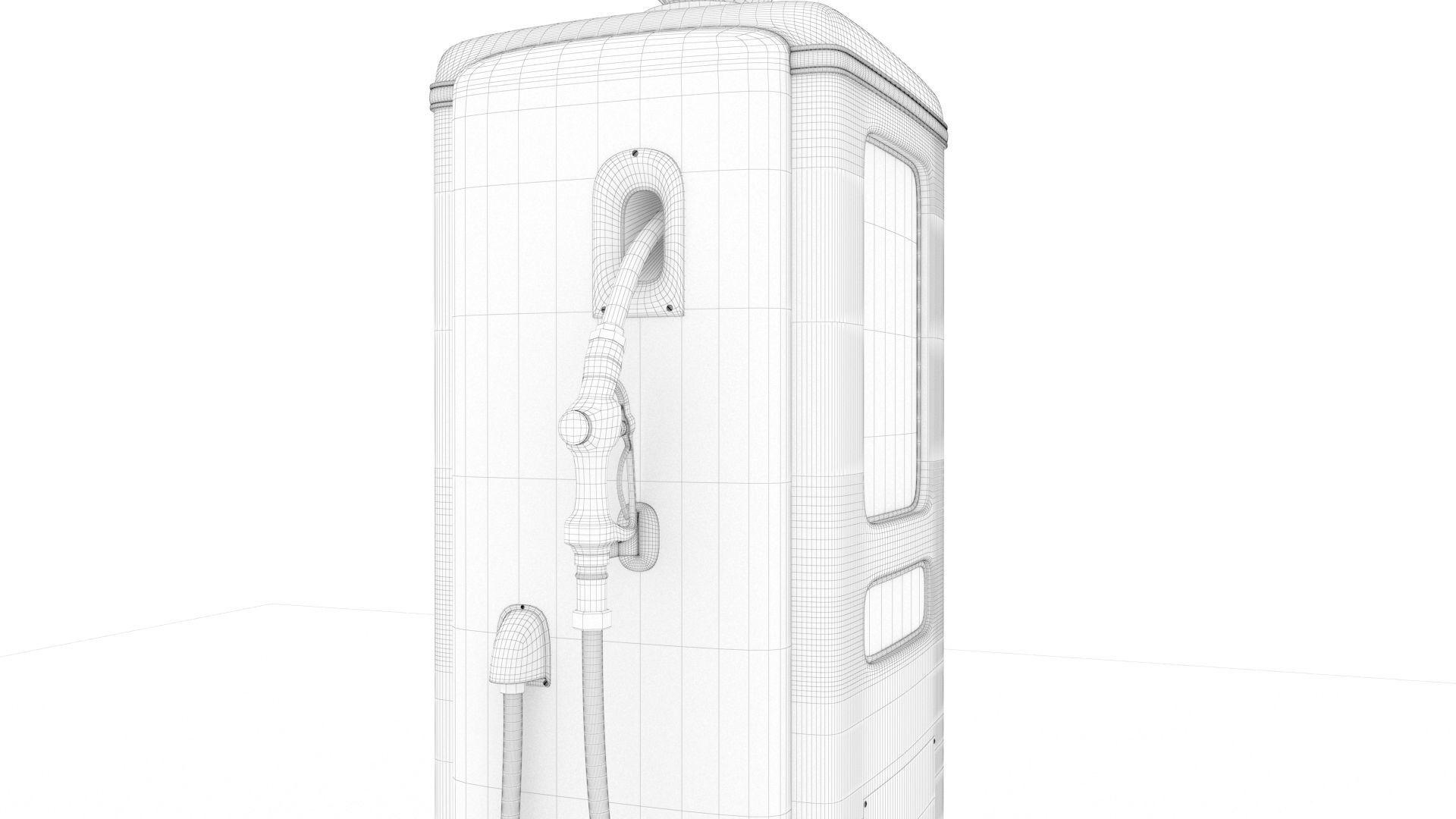 Vintage SINCLAR  Gas Pump 1948  3D model_14