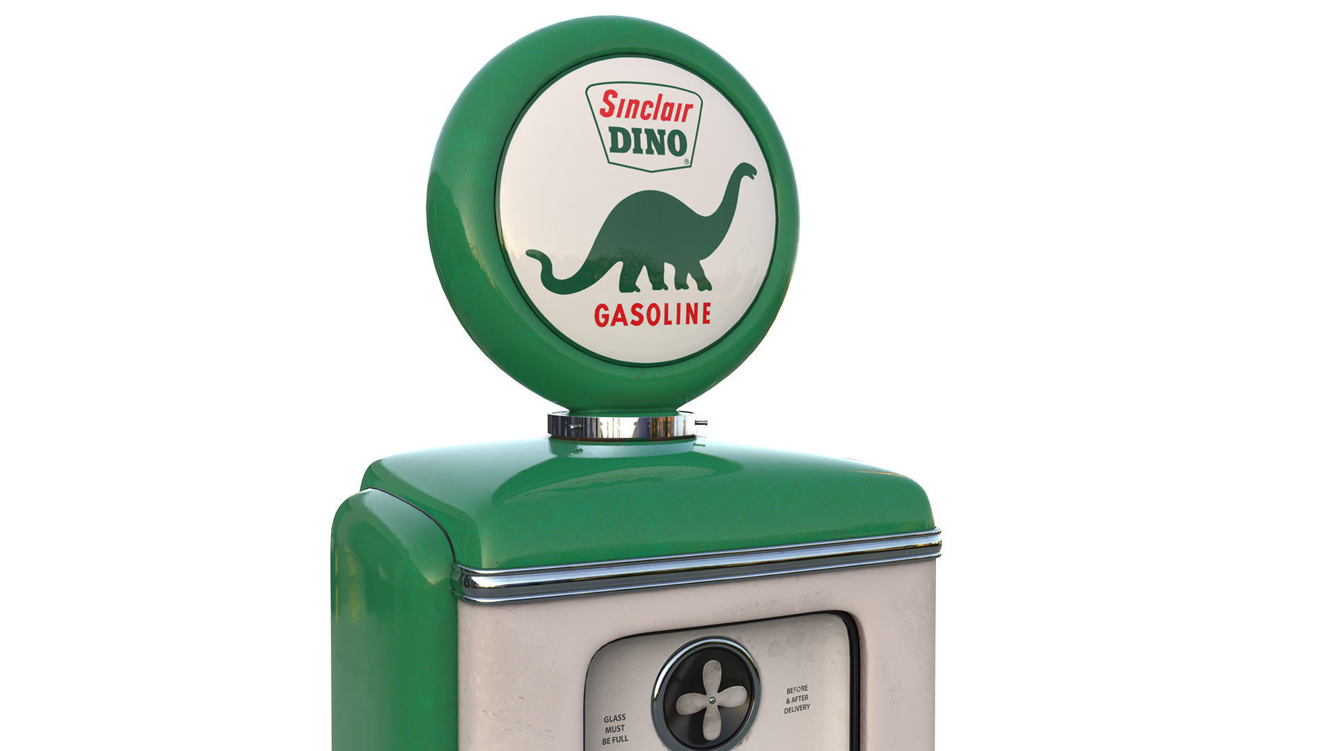 Vintage SINCLAR  Gas Pump 1948  3D model_4