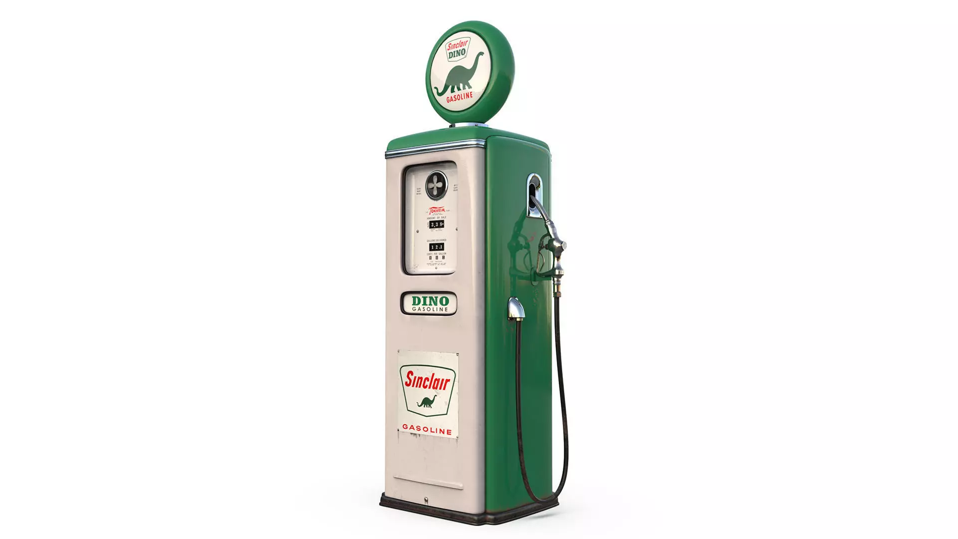 Vintage SINCLAR  Gas Pump 1948  3D model_0