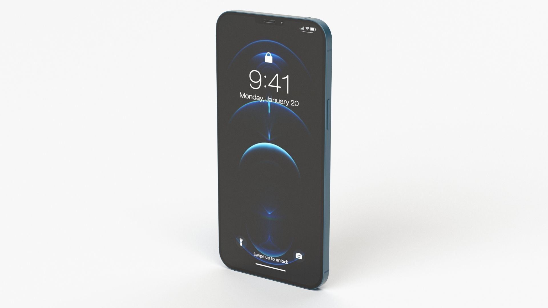 Apple iPhone 12 Pro Max Pacific Blue 3D model_24