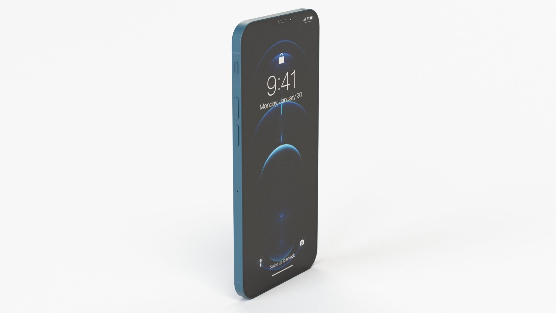 Apple iPhone 12 Pro Max Pacific Blue 3D model_27