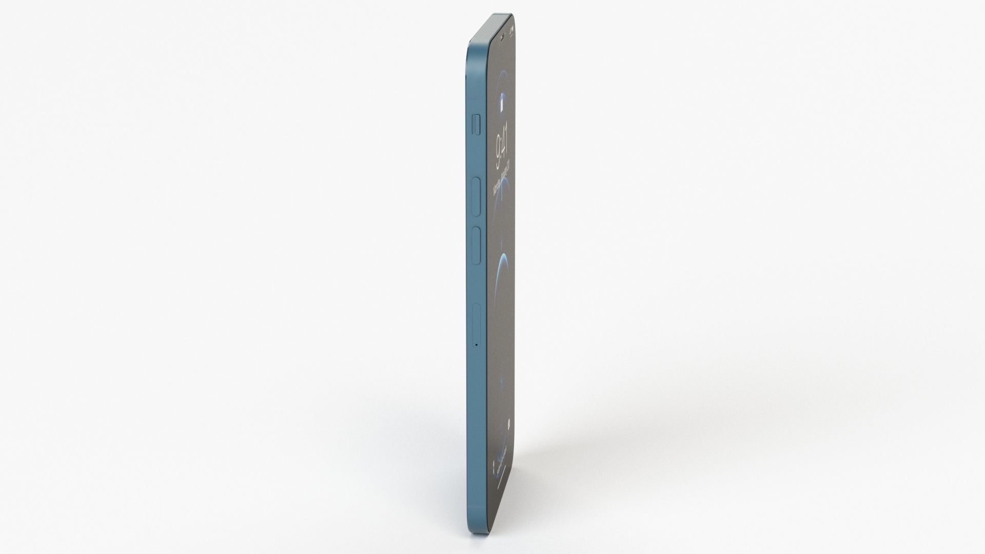 Apple iPhone 12 Pro Max Pacific Blue 3D model_28