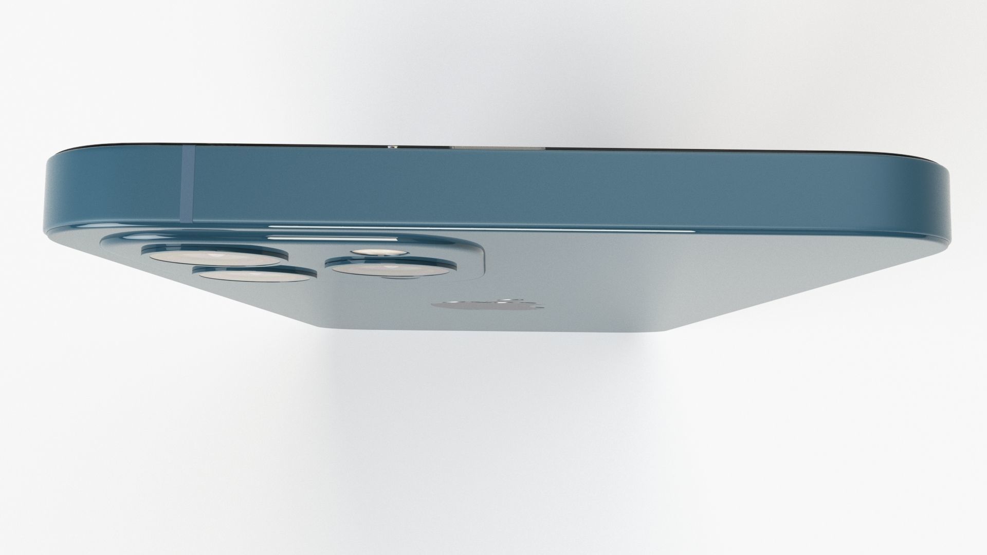Apple iPhone 12 Pro Max Pacific Blue 3D model_3