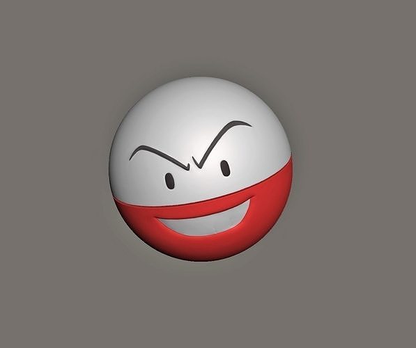 Electrode Pokemon Fanart Model 3D print model