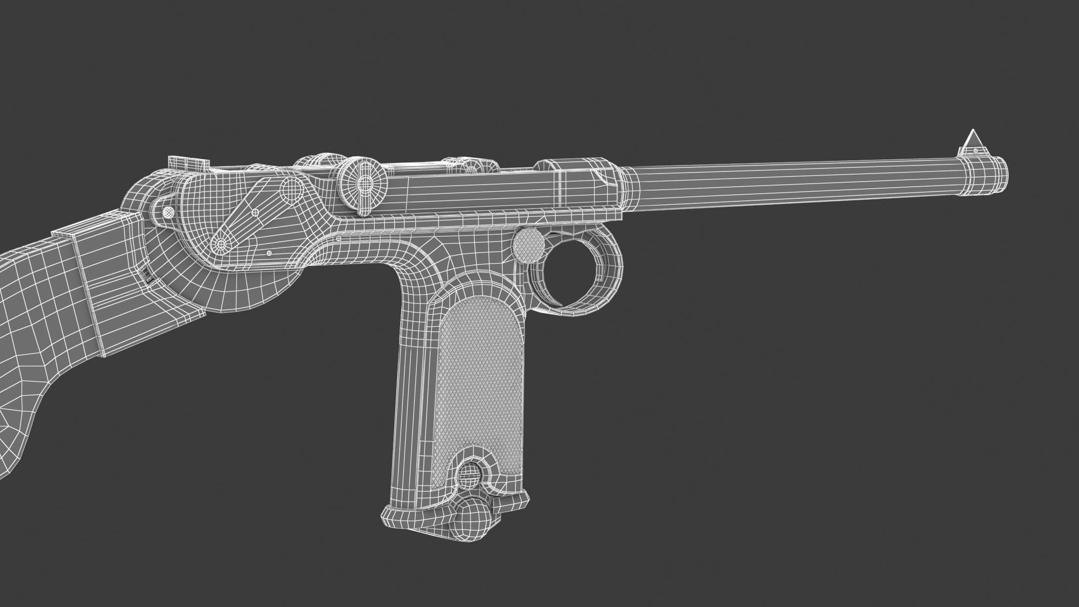 Borchardt C-93 3D model_15