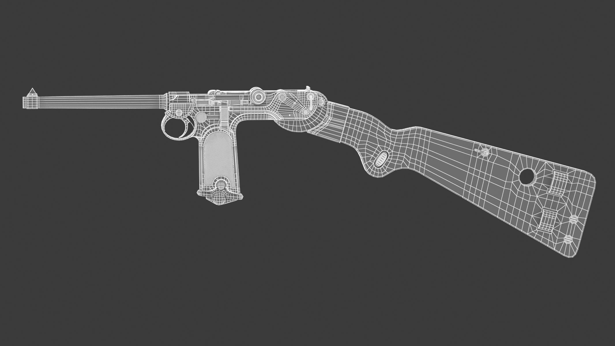Borchardt C-93 3D model_12