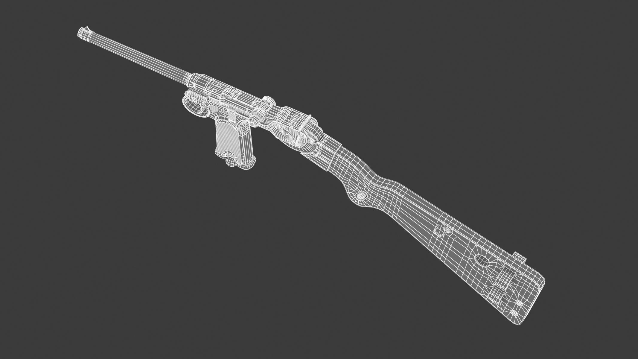 Borchardt C-93 3D model_11