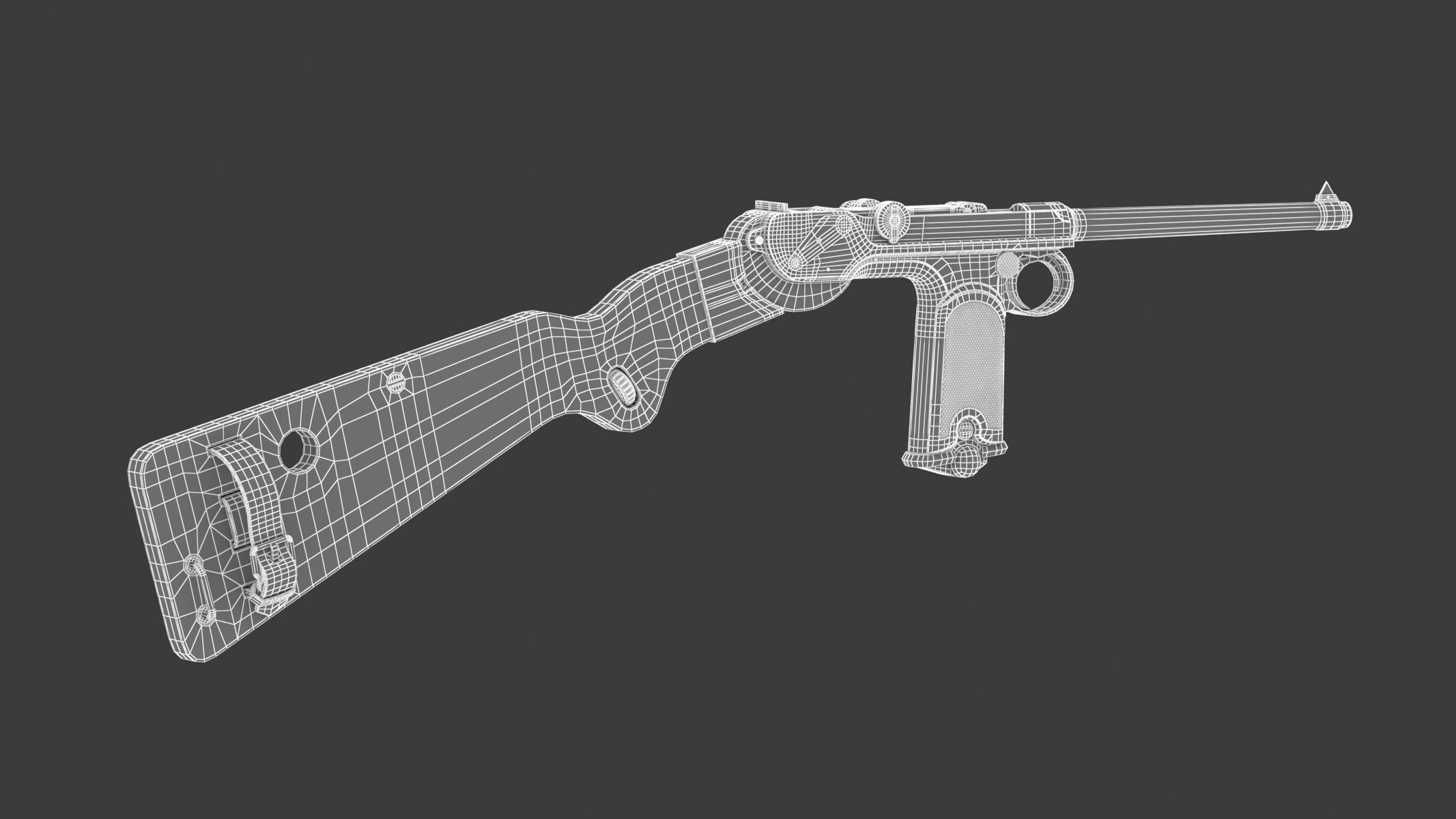 Borchardt C-93 3D model_10