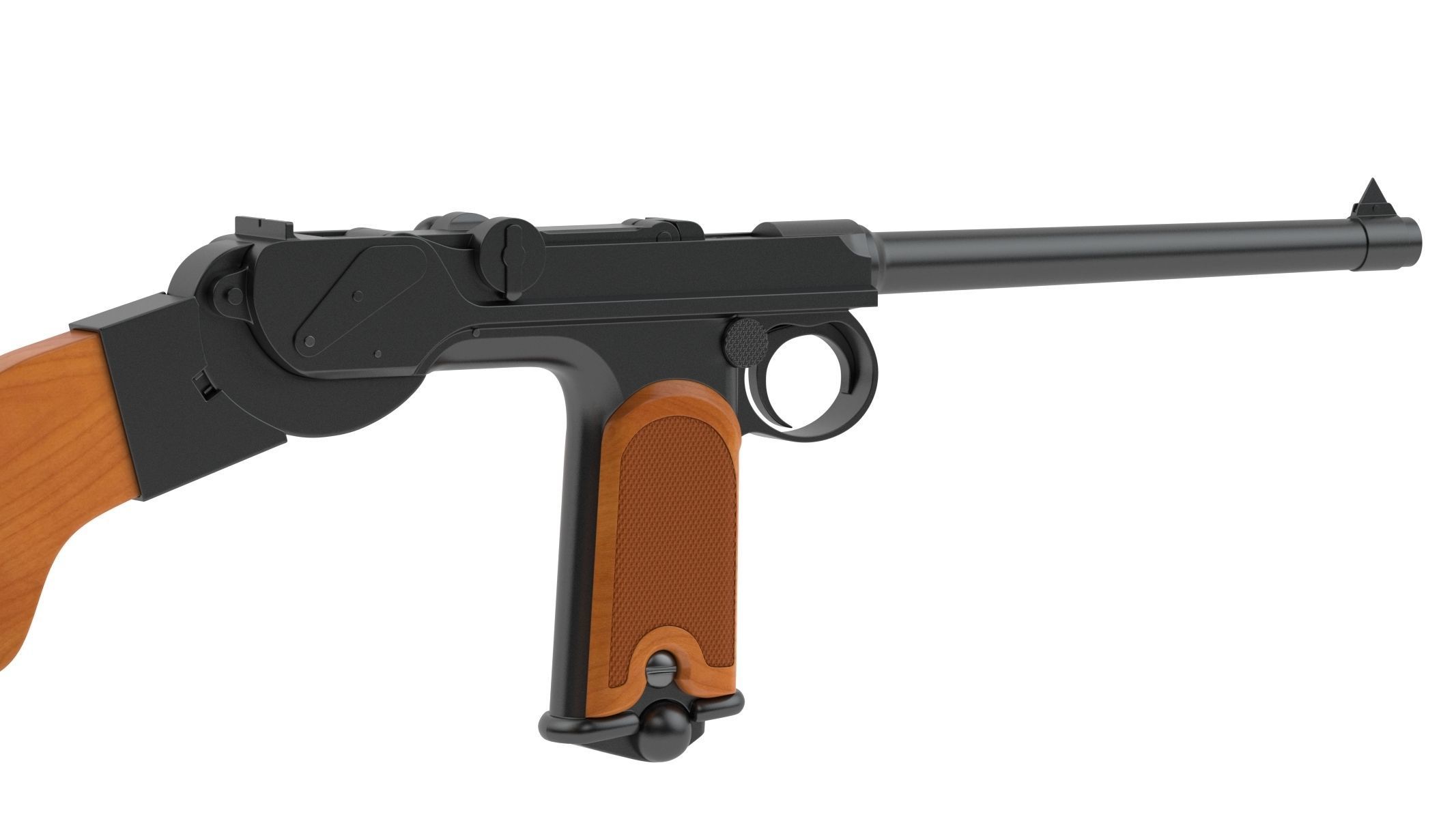 Borchardt C-93 3D model_5