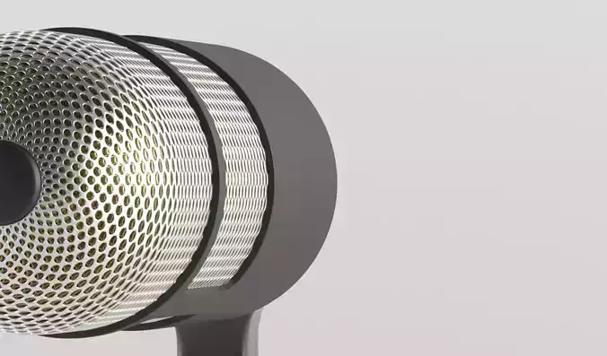 Microphone High poly Model 3D model
