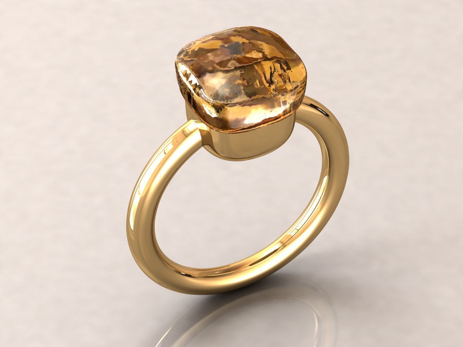 Nudo Petit Ring 3D print model_4