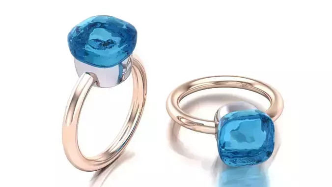 Nudo Petit Ring 3D print model