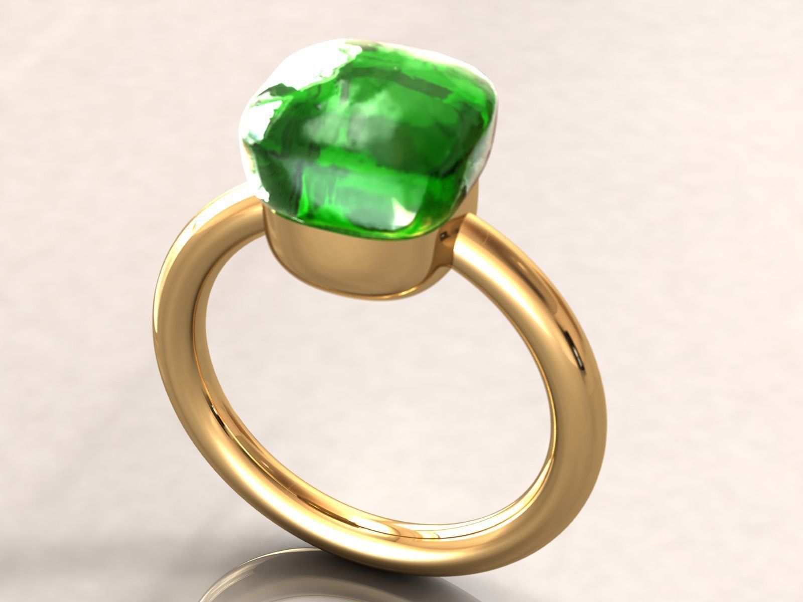 Nudo Petit Ring 3D print model_3