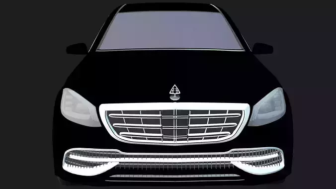 Black Realistic Car 3D model
