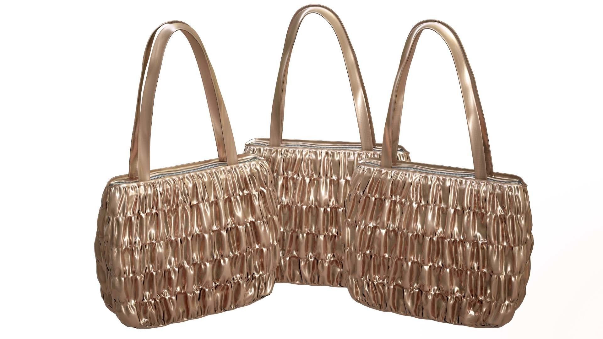 Elegant Woman Handbag Low-poly 3D model_10