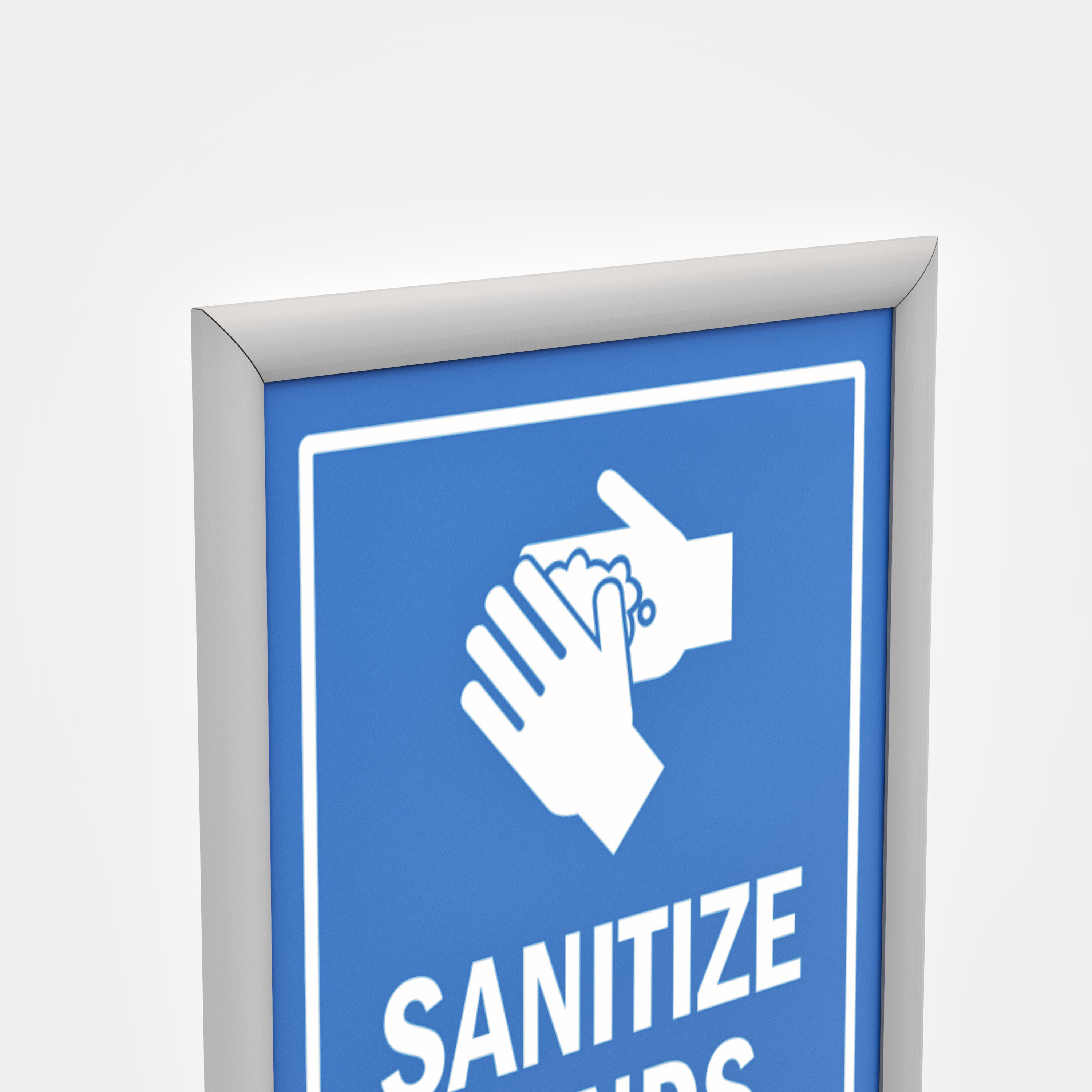 hand sanitizer stand 3D model_8