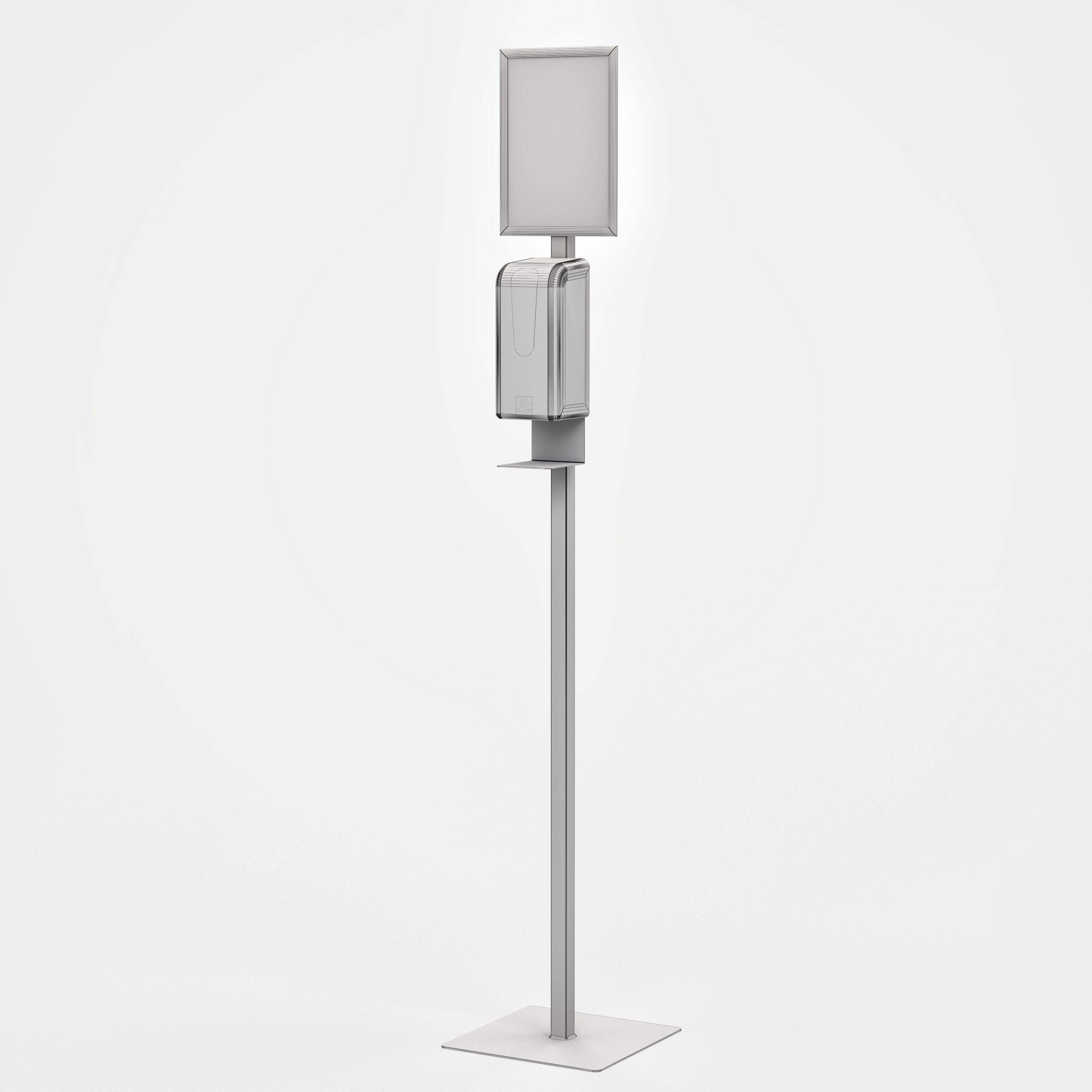 hand sanitizer stand 3D model_5