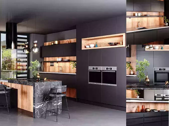 kitchen black