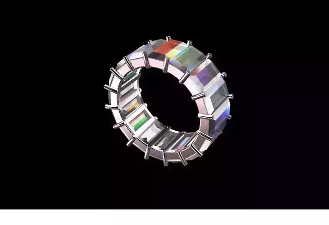 ring3 rainbow colored ring