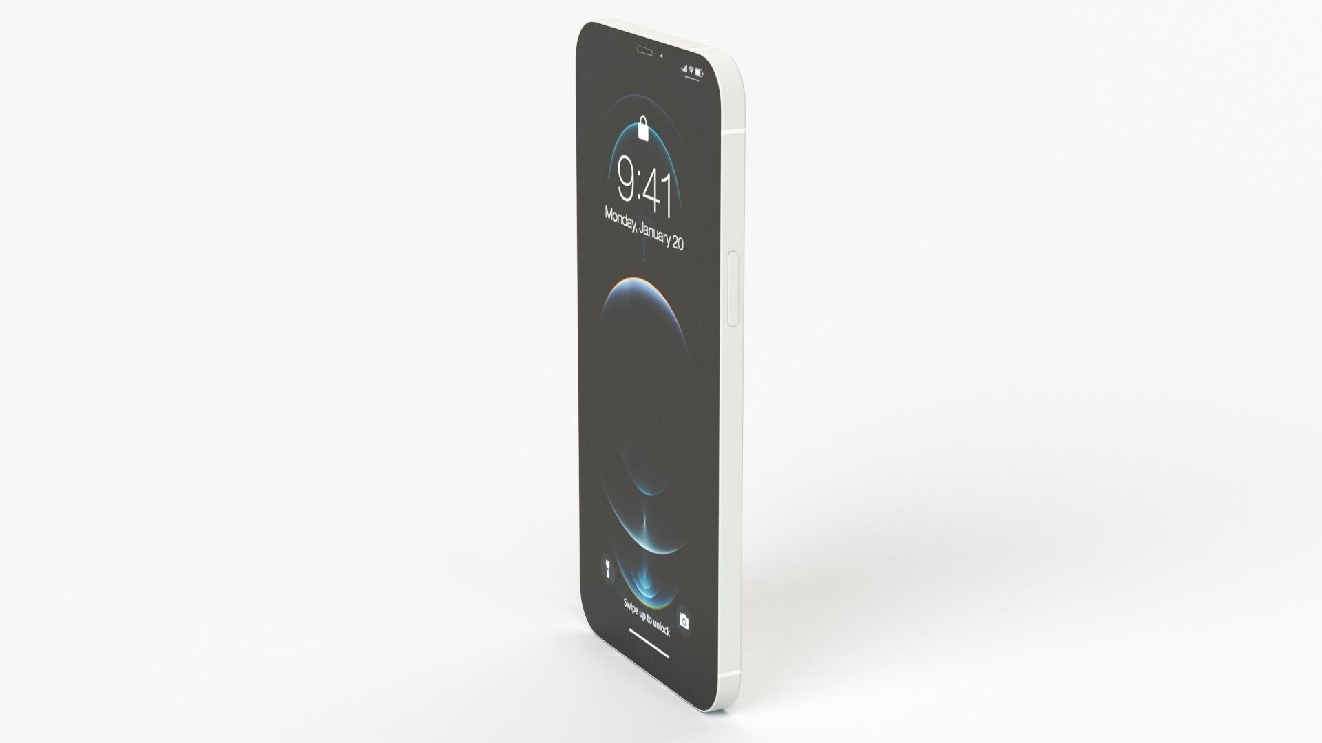 Apple iPhone 12 Pro Max Silver 3D model_23