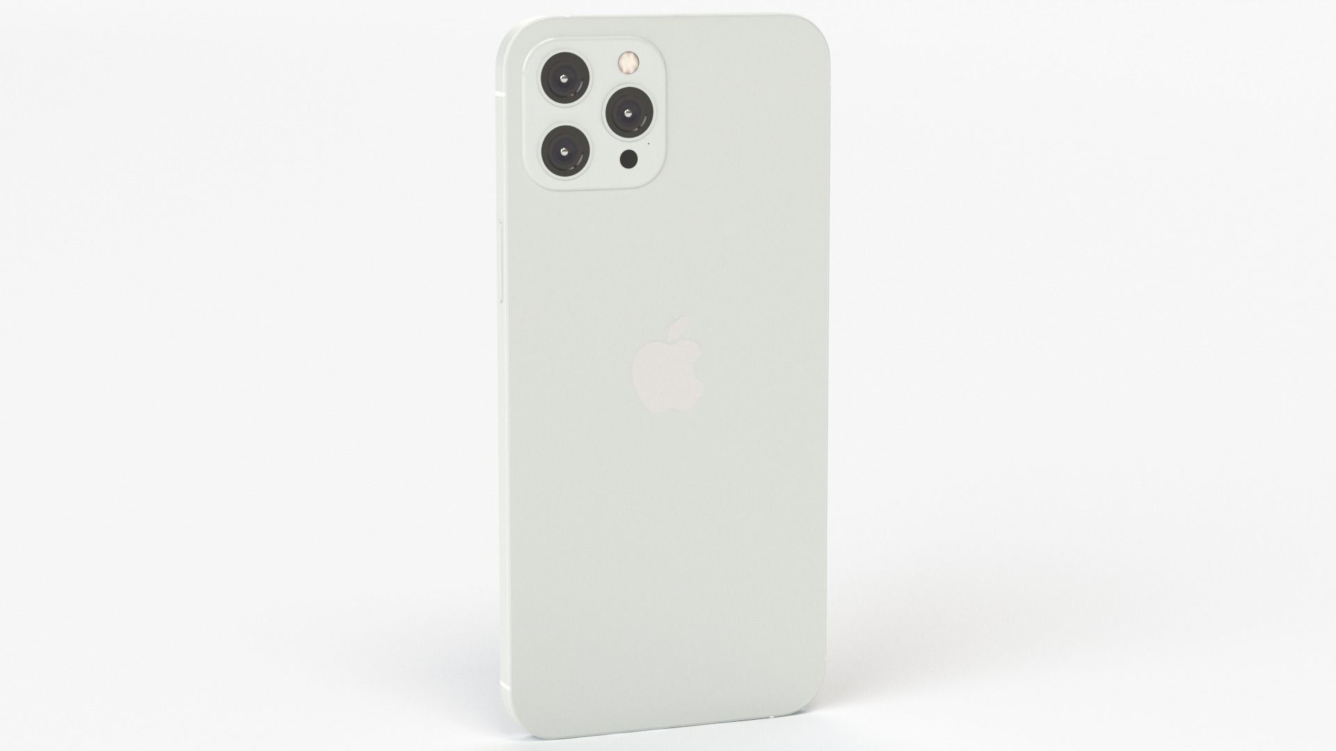 Apple iPhone 12 Pro Max Silver 3D model_1
