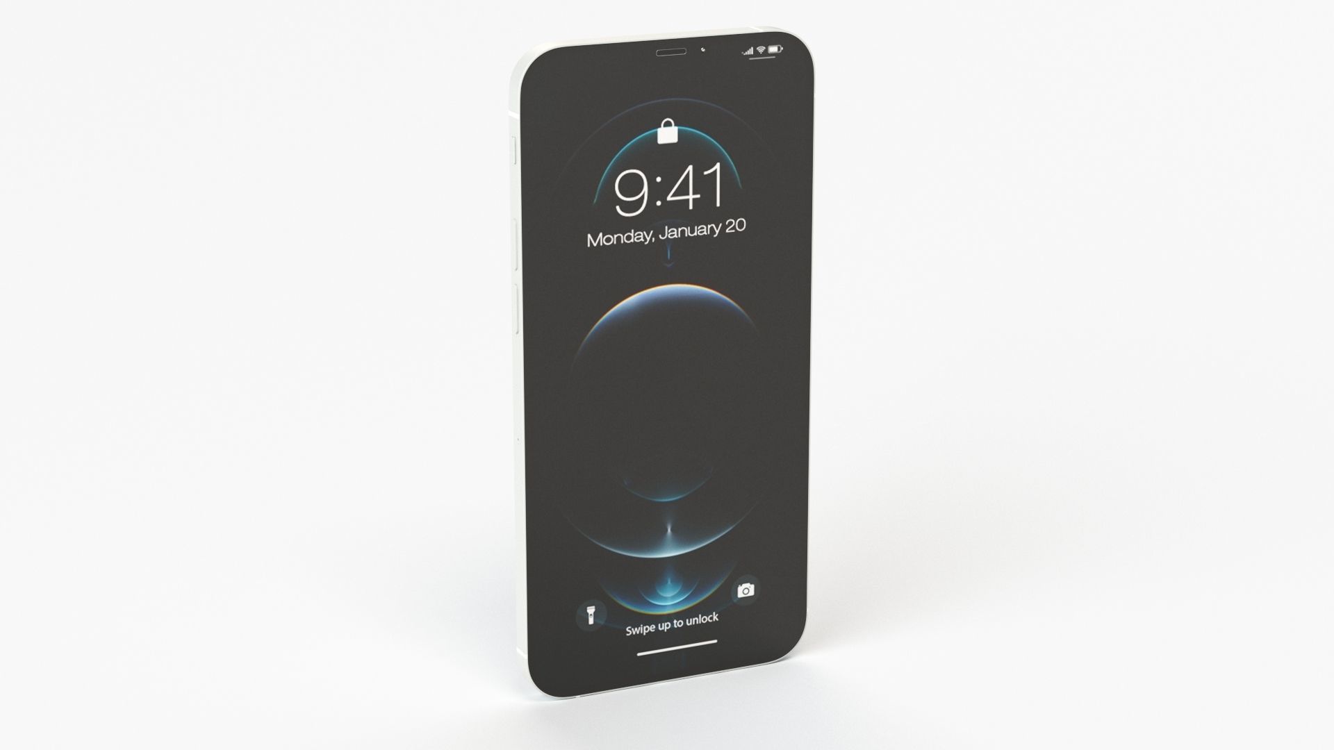 Apple iPhone 12 Pro Max Silver 3D model_26