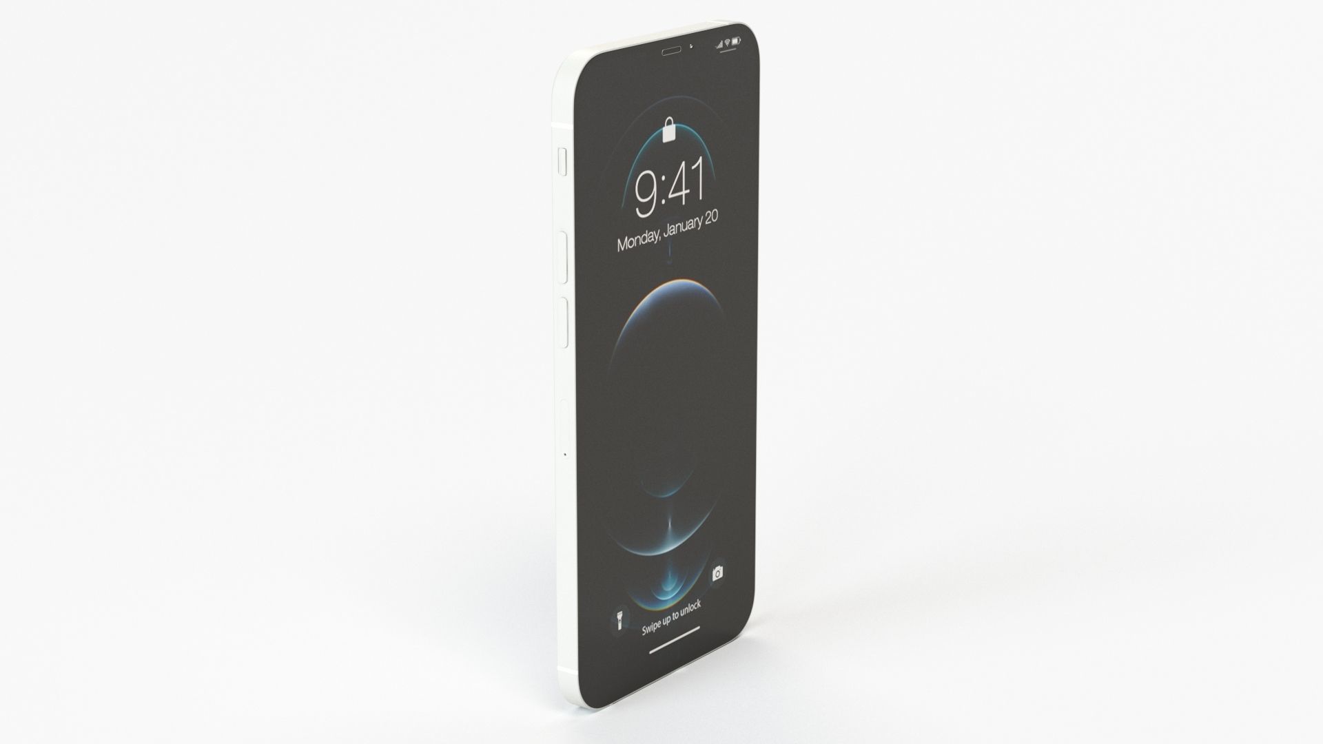 Apple iPhone 12 Pro Max Silver 3D model_27