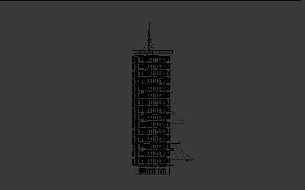 Hong Kong Building Low-poly 3D model_13