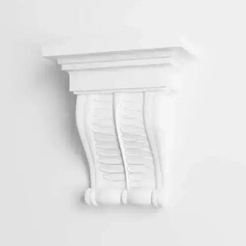 Decorative White Wall Formation