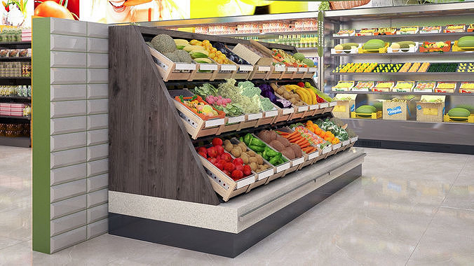 Vegetable Camber with Filling 3D model 5